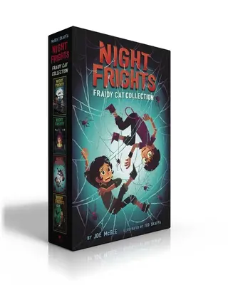 Night Frights Fraidy-Cat Collection (Boxed Set): Mustața bântuită; Fasolea de Lima care stă la pândă; Păianjenul care nu e atât de isteț; Veverițele au plecat Nu - Night Frights Fraidy-Cat Collection (Boxed Set): The Haunted Mustache; The Lurking Lima Bean; The Not-So-Itsy-Bitsy Spider; The Squirrels Have Gone Nu
