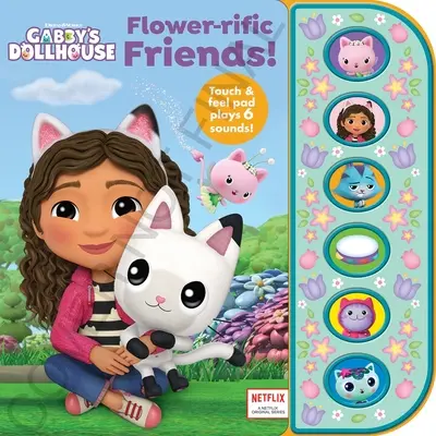 Dreamworks Gabbys Dollhouse Flowerrific Friends Carte cu sunete - Dreamworks Gabbys Dollhouse Flowerrific Friends Sound Book