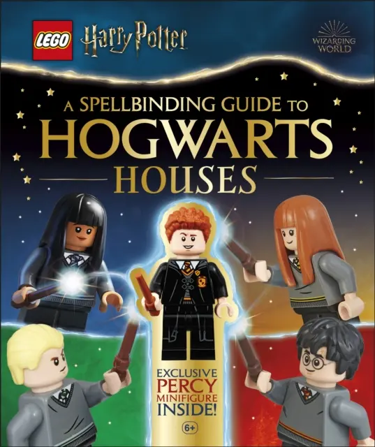 LEGO Harry Potter Un ghid fermecător al caselor Hogwarts - cu minifigurina exclusivă Percy Weasley - LEGO Harry Potter A Spellbinding Guide to Hogwarts Houses - With Exclusive Percy Weasley Minifigure