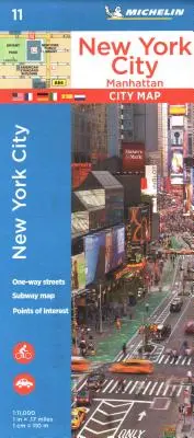 Hartă Michelin New York City Manhattan 11 - Michelin New York City Manhattan Map 11