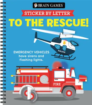 Brain Games - Sticker după literă: La salvare - Brain Games - Sticker by Letter: To the Rescue
