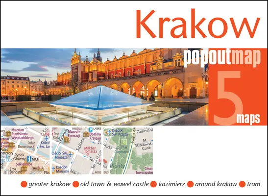 Cracovia Popout Map - Krakow Popout Map