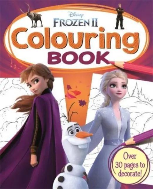 Disney Frozen 2 Carte de colorat - Disney Frozen 2 Colouring Book