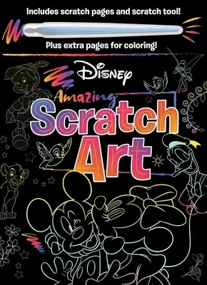 Disney - Amazing Scratch Art: Cu instrument de zgâriat și pagini de colorat - Disney - Amazing Scratch Art: With Scratch Tool and Coloring Pages