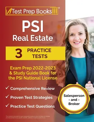 PSI Real Estate Exam Prep 2022 - 2023: 3 teste practice și carte de ghid de studiu pentru licența națională PSI [vânzător și broker] - PSI Real Estate Exam Prep 2022 - 2023: 3 Practice Tests and Study Guide Book for the PSI National License [Salesperson and Broker]