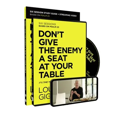 Nu-i da inamicului un loc la masa ta Ghid de studiu biblic cu DVD: Este timpul să câștigi bătălia minții tale - Don't Give the Enemy a Seat at Your Table Study Guide with DVD: It's Time to Win the Battle of Your Mind
