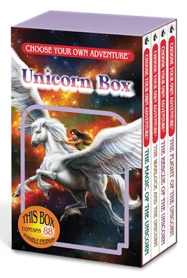 Choose Your Own Adventure 4-Book Boxed Set Unicorn Box (Magia Unicornului, Vrăjitorul și Unicornul, Salvarea Unicornului, Zborul o - Choose Your Own Adventure 4-Book Boxed Set Unicorn Box (the Magic of the Unicorn, the Warlock and the Unicorn, the Rescue of the Unicorn, the Flight o