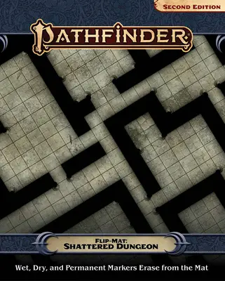 Pathfinder Flip-Mat: Temnița distrusă (Shattered Dungeon) - Pathfinder Flip-Mat: Shattered Dungeon