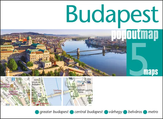 Harta Popout Budapesta - Budapest Popout Map