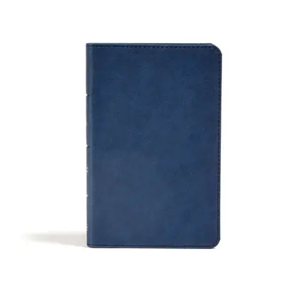 Biblia CSB de dimensiuni personale, Navy Leathertouch - CSB Personal Size Bible, Navy Leathertouch