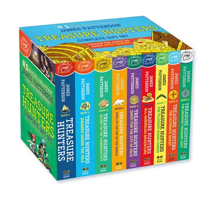 Vânătorii de comori - Set cadou complet pe suport de hârtie - Treasure Hunters Complete Paperback Gift Set
