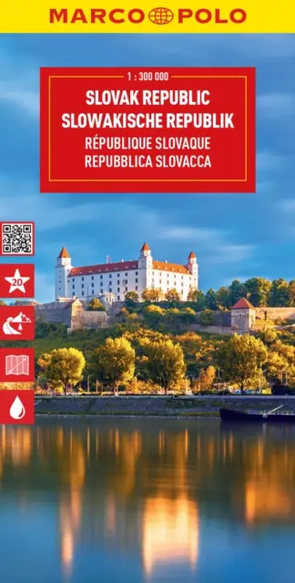 Harta Marco Polo a Republicii Slovace - Slovak Republic Marco Polo Map