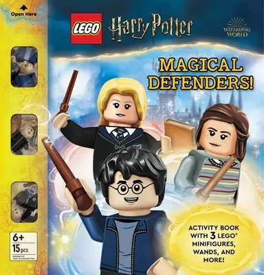 Lego Harry Potter: Apărătorii magici: Carte de activități cu 3 minifigurine și accesorii - Lego Harry Potter: Magical Defenders: Activity Book with 3 Minifigures and Accessories