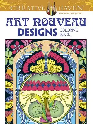 Cartea de colorat Creative Haven Art Nouveau Designs Collection - Creative Haven Art Nouveau Designs Collection Coloring Book