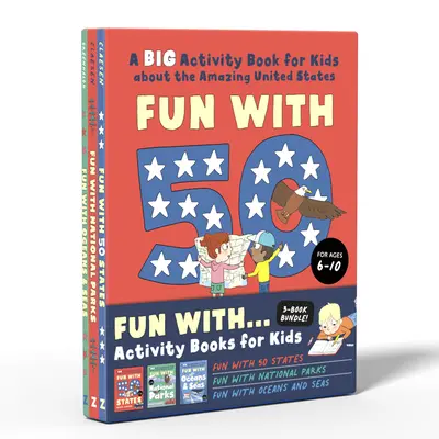 Distracție cu . . . Cărți de activități pentru copii: Fun with 50 States, Fun with National Parks, Fun with Oceans and Seas - Fun with . . . Activity Books for Kids: Fun with 50 States, Fun with National Parks, Fun with Oceans and Seas