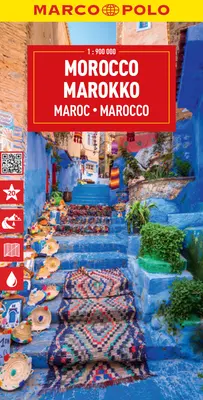 Maroc Harta Marco Polo - Morocco Marco Polo Map