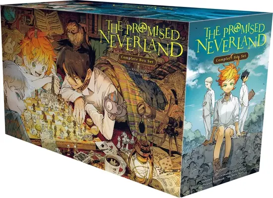 The Promised Neverland Box Set complet: Include volumele 1-20 cu Premium - The Promised Neverland Complete Box Set: Includes Volumes 1-20 with Premium