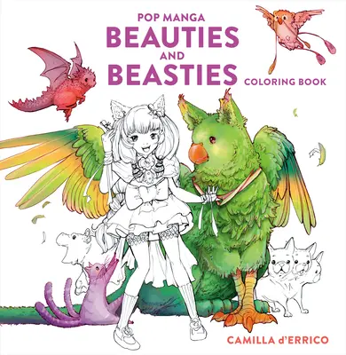 Cartea de colorat Pop Manga Beauties and Beasties - Pop Manga Beauties and Beasties Coloring Book
