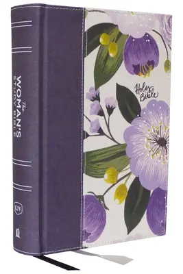 Kjv, Biblia de studiu pentru femei, pânză florală mov peste carton, cu litere roșii, ediție color, Comfort Print (indexată cu degetul mare): Primirea adevărului lui Dumnezeu pentru - Kjv, the Woman's Study Bible, Purple Floral Cloth Over Board, Red Letter, Full-Color Edition, Comfort Print (Thumb Indexed): Receiving God's Truth for