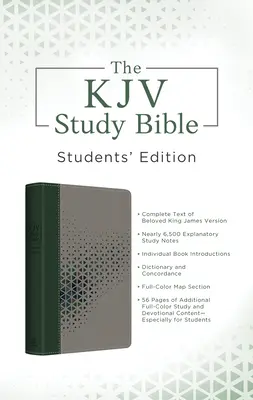 Biblia de studiu KJV, ediția pentru studenți [Cypress & Smoke] - The KJV Study Bible, Students' Edition [Cypress & Smoke]