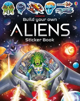 Construiește-ți propria carte de autocolante cu extratereștri - Build Your Own Aliens Sticker Book