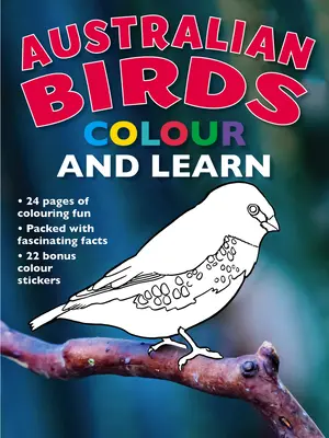Păsări australiene Colorează și învață - Australian Birds Colour and Learn