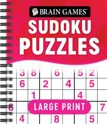 Brain Games - Puzzle-uri Sudoku cu tipar mare (Swoosh) - Brain Games - Large Print Sudoku Puzzles (Swoosh)