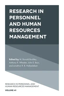 Cercetare în managementul personalului și al resurselor umane - Research in Personnel and Human Resources Management