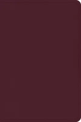 Biblia de referință compactă CSB cu caractere mari, Cranberry Leathertouch - CSB Large Print Compact Reference Bible, Cranberry Leathertouch