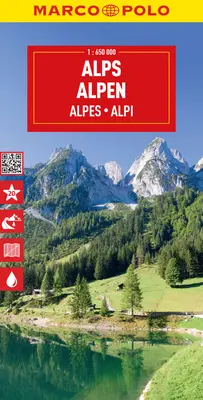 Alpi Harta Marco Polo - Alps Marco Polo Map