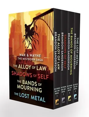 Wax and Wayne, The Mistborn Saga Boxed Set: Alloy of Law, Shadows of Self, Bands of Mourning și The Lost Metal - Wax and Wayne, the Mistborn Saga Boxed Set: Alloy of Law, Shadows of Self, Bands of Mourning, and the Lost Metal