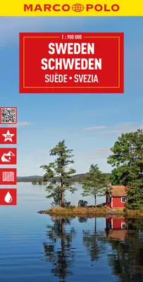 Suedia Harta Marco Polo - Sweden Marco Polo Map
