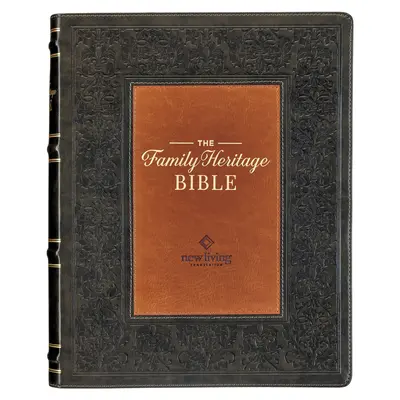 NLT Family Heritage Bible, Biblie devoțională de familie cu tipar mare pentru studiu, New Living Translation Sfânta Biblie cu copertă flexibilă din piele Faux, suplimentară în - NLT Family Heritage Bible, Large Print Family Devotional Bible for Study, New Living Translation Holy Bible Faux Leather Flexible Cover, Additional In