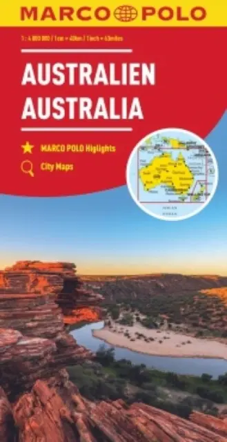 Australia Harta Marco Polo - Australia Marco Polo Map