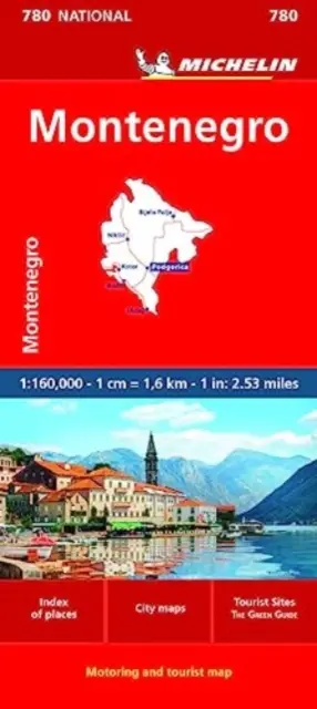 Harta rutieră și turistică Muntenegru nr. 780 - Montenegro Road and Tourist Map No 780