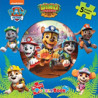 Paw Patrol Dino Rescue Prima mea carte puzzle - Paw Patrol Dino Rescue My First Puzzle Book