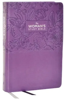 Kjv, The Woman's Study Bible, Purple Leathersoft, Red Letter, Full-Color Edition, Comfort Print: Primind Adevărul lui Dumnezeu pentru echilibru, speranță și transfor - Kjv, the Woman's Study Bible, Purple Leathersoft, Red Letter, Full-Color Edition, Comfort Print: Receiving God's Truth for Balance, Hope, and Transfor