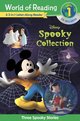 World of Reading: Disney's Spooky Collection 3-In-1 Listen-Along Reader-Level 1 Reader: 3 povești înfricoșătoare cu CD! - World of Reading: Disney's Spooky Collection 3-In-1 Listen-Along Reader-Level 1 Reader: 3 Scary Stories with CD!