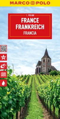 Franța Harta Marco Polo - France Marco Polo Map