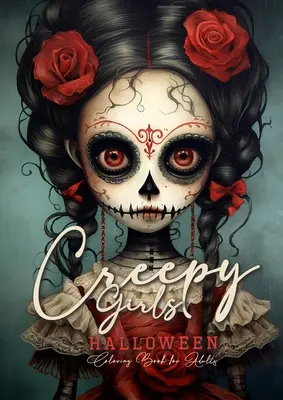 Creepy Girls Halloween Carte de colorat pentru adulți: Halloween Grayscale Coloring Book Gothic Horror Coloring Book for Adults Sugar Skulls Catrinas, Scare - Creepy Girls Halloween Coloring Book for Adults: Halloween Grayscale Coloring Book Gothic Horror Coloring Book for Adults Sugar Skulls Catrinas, Scare