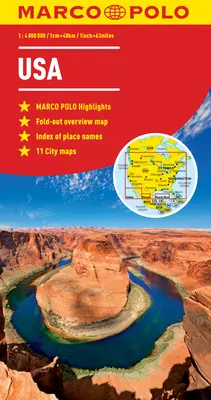 Harta Marco Polo SUA - USA Marco Polo Map
