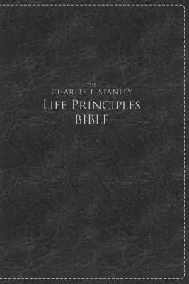 Charles F. Stanley Biblia Principiilor Vieții-NKJV-Large Print - Charles F. Stanley Life Principles Bible-NKJV-Large Print