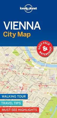 Lonely Planet Viena Hartă a orașului 1 - Lonely Planet Vienna City Map 1