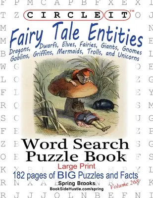 Circle It, Fairy Tale Entities, Căutare în cuvinte, Carte puzzle - Circle It, Fairy Tale Entities, Word Search, Puzzle Book