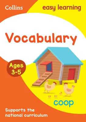 Collins Easy Learning Preschool - Vocabular Activity Book Vârste 3-5 - Collins Easy Learning Preschool - Vocabulary Activity Book Ages 3-5