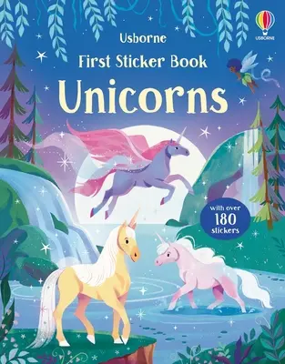 Prima carte de autocolante Unicornii - First Sticker Book Unicorns