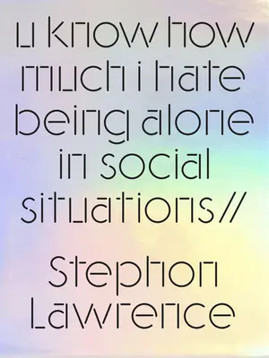 U știi cât de mult urăsc să fiu singură în situații sociale - U Know How Much I Hate Being Alone in Social Situations