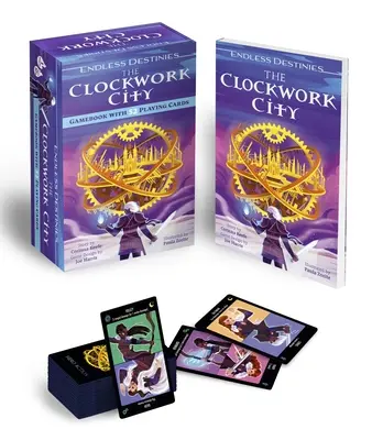 Endless Destinies: Orașul mecanic: Carte interactivă și joc de cărți - Endless Destinies: The Clockwork City: Interactive Book and Card Game