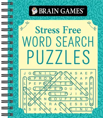 Brain Games - Fără stres: puzzle-uri de căutare a cuvintelor (320 pagini) - Brain Games - Stress Free: Word Search Puzzles (320 Pages)