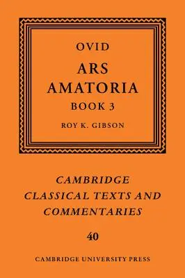 Ovidiu: Ars Amatoria, Cartea III - Ovid: Ars Amatoria, Book III